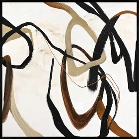 Malerifabrikken Once Again 100x100cm Brun