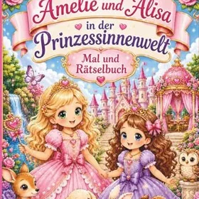 Amelie und Alisa in der Prinzessinnenwelt Färgläggningsbok