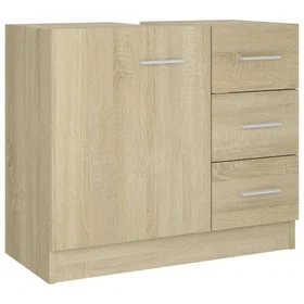 vidaXL Sonoma Oak Handvaskskåp 63x30x54cm (804187)