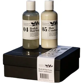 Moonsun Organic Hair Duo Gave Sett (Kroppsåpe, Hårkrem)