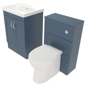 Deccado Padworth Bathroom Furniture Set Blue