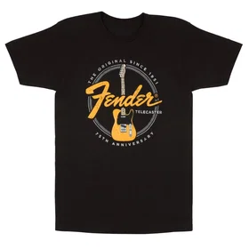 Fender Telecaster 75th Tele Tee Vintage Black
