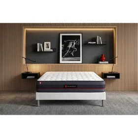 Somness Lit Continental avec Matelas et Sommier 200x200cm 3701242408544_CAFR