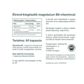 Vitaking Vitamin B6 P5P 60 kapslar