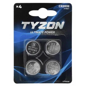 TyZon CR2032 4-pakning