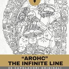 AROHC The Infinite Line Färgläggningsbok för Vuxna