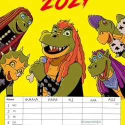 Lappan Verlag Familjekalender 2027 Stor