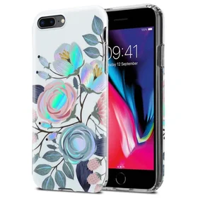 Cadorabo Floral TPU Case for iPhone 7 Plus/7S Plus/8 Plus