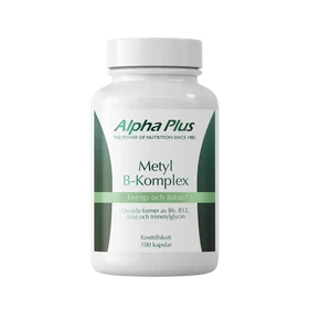 Alpha Plus Metyl B-komplex 90 Kapslar