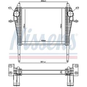 Nissens Intercooler 96184