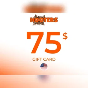 Hooters Gift Card 75 USD