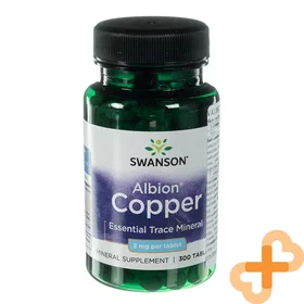 Swanson Koppar 2mg 300 Tabletter