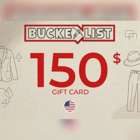 BucketlistGift Bucketlist Gavekort 150 USD