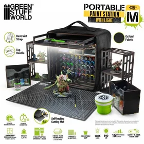 Miniatyrhobby Miniature Portable Paint Station Green Stuff World