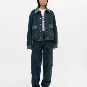 Mads Nørgaard Copenhagen Double Denim Solar Takki (Naiset)