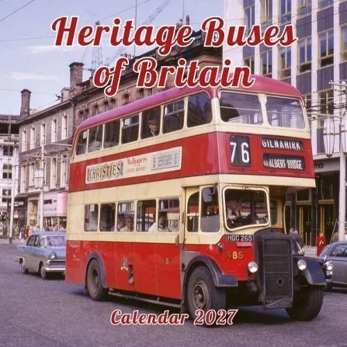 Graffeg Heritage Buses of Britain Calendar 2027