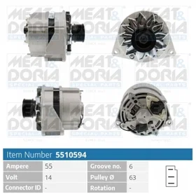 Meat&Doria 5510594 Alternator