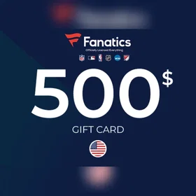 Fanatics Gift Card 500 USD