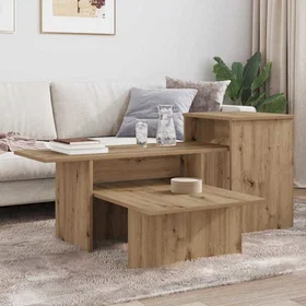vidaXL Konsollbord Artisan Oak 91.5x35x38.5 cm Brun Oak 891167
