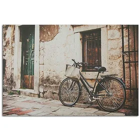 Feeby Retro Bicycle Art 120x80cm