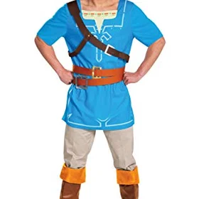 Disguise 116419T The Legend of Zelda Breath of the Wild Link Costume Tunic and E