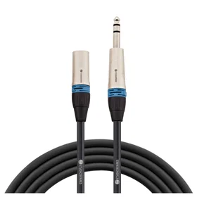 Studiospares XLR Male Stereo Jack Cable 2.5m 655046