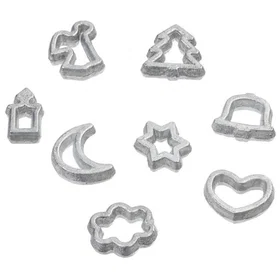Hobby and Crafting Fun Miniatyr Pepparkaksformar Set 8-pack 0.5cm
