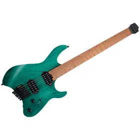 Cort Space G6MS Headless Multiscale Gitarr Turquoise