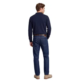 JJ-Rebel Knit Polo Neck Long Sleeve Polo Shirt (Men's)