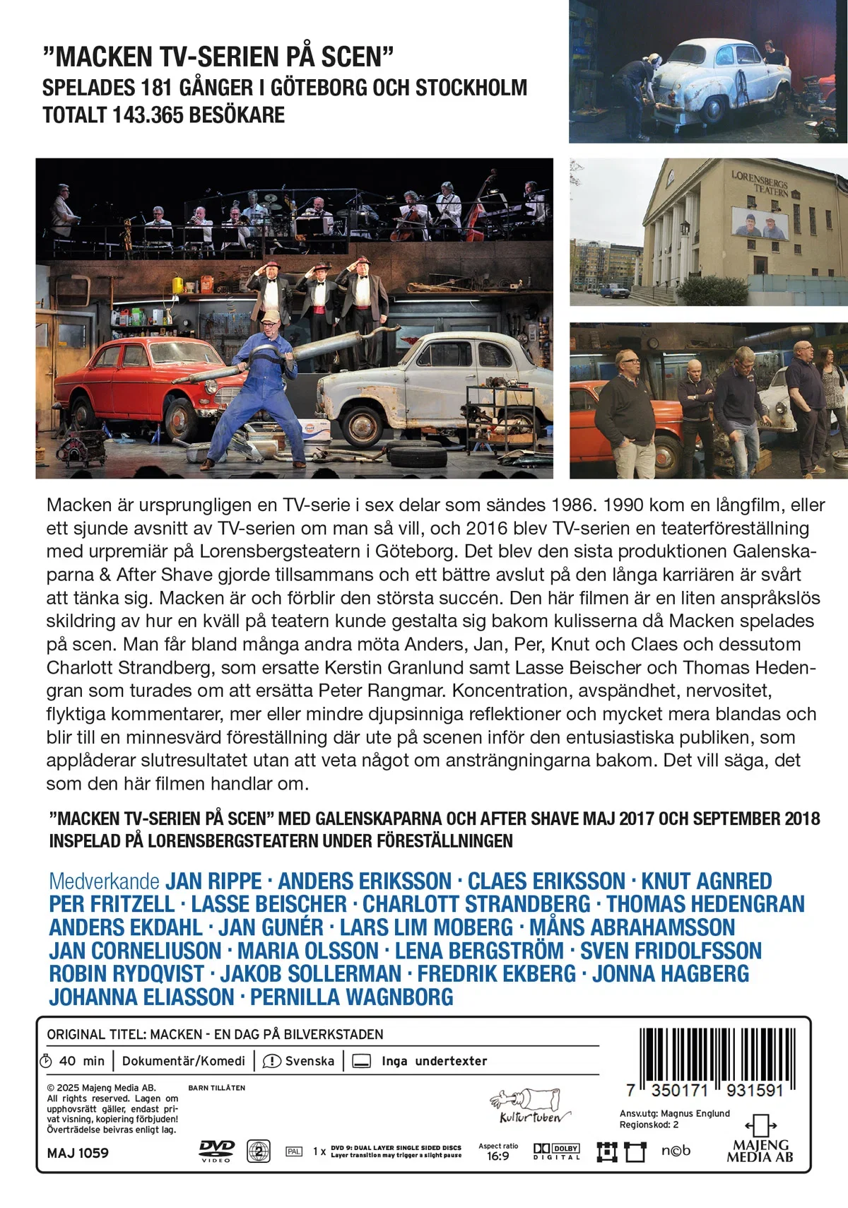 Galenskaparna: En Dag På Bilverkstaden (DVD)