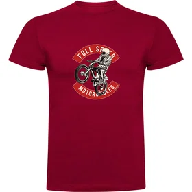 Kruskis Full Speed Kortärmad T-shirt Mörkröd (Herr)