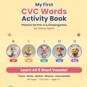 Treeva Spark Minsta CVC Ord Activity Bok