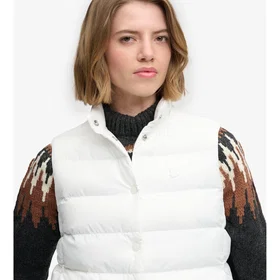 Superdry Entry Padded Snap Vest (Dam)