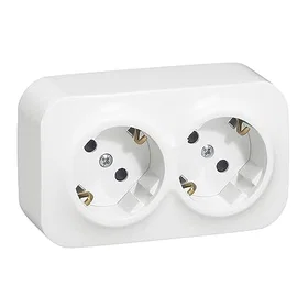Legrand Forix Seinäliitin 2-väylä Maadoitettu 782423