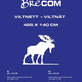 Brecom Viltnett Elg 425x140cm