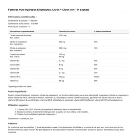 FORMEDS Hydratation Pure Citron Lime