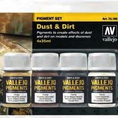 Vallejo Pigments Set Dust & Dirt 35ml
