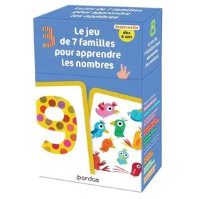 Bordas Jeu de 7 Familles Pour Apprendre Les Nombres