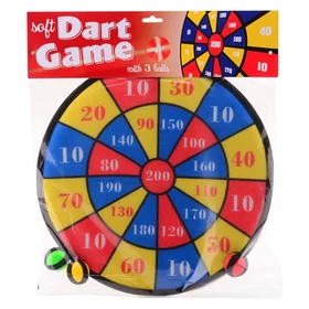 Johntoy Jeu de fléchettes en velcro