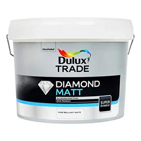 Dulux Diamond Matt White 10L