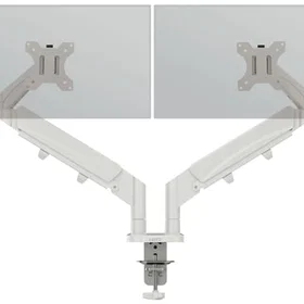 Leitz Ergo Space Saving Dual Monitor Arm Grey