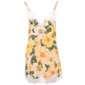 Dolce & Gabbana 747448 Sleeveless Floral Print Short Dress