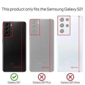 NALIA Silikon TPU Hölje för Samsung Galaxy S21