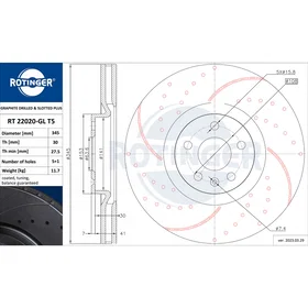 Rotinger Bremse Skive RT 22020-GL T5