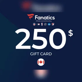 Fanatics Gavekort 250 CAD