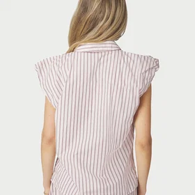 Neo Noir Isella Double Stripe Top Rose (Dame)