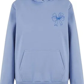 Miss Good Vibes Bow Hoodie (Women's)