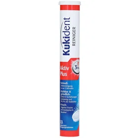 Kukident Active Plus Denture Cleaning Tablets 33pcs