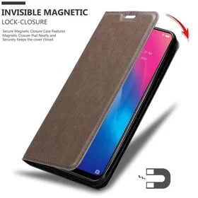 Cadorabo Case with Magnetic Closure Kickstand and Card Slot for Vivo Y85