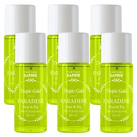 Saphir Tropic Gold Paradise Mist Gavesett (100ml Mist, 6 Enheter)